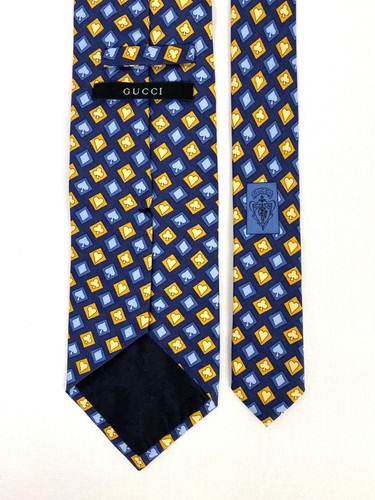 Gucci pure silk tie - gucci, playing