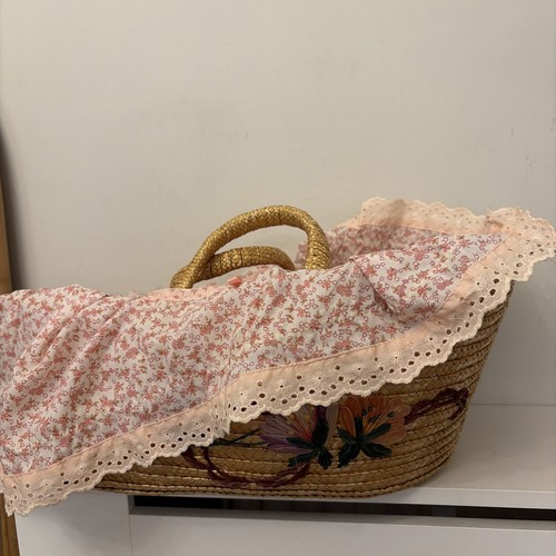 Vintage puppenkorb trage - vintage,