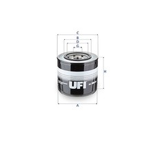 ORIGINAL® Ufi 24.260.00 Kraftstofffilter, Spritfilter