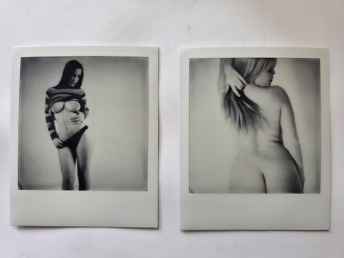 Polaroid foto topless akt - foto,