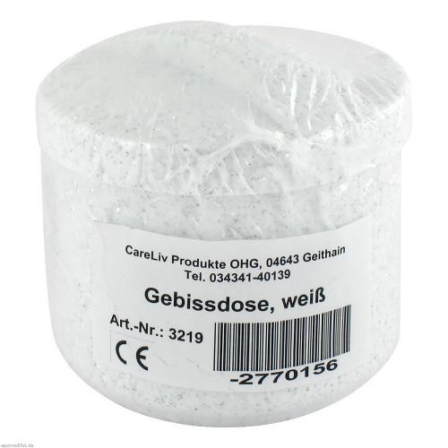 Gebissdose mit einsatz - gebissdose,
