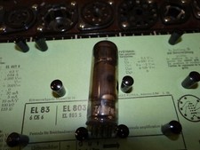 Röhre Ultron EL 83 Tube 30mA Valve auf Funke W19 geprüft BL1745