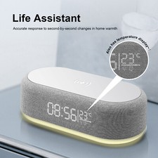 Wireless Charger Digital Alarm