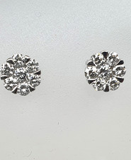 Brillant-Ohrstecker Weißgold