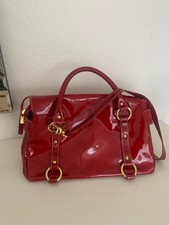 L Credi Lack Tasche Rot Made