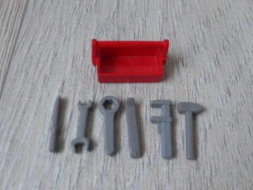 Playmobil werkzeugkiste rot - playmobil,