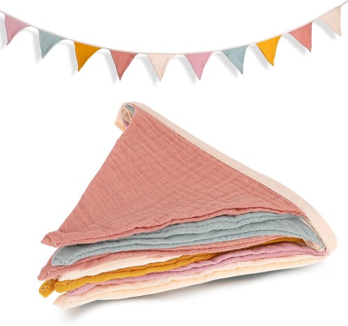 Wimpelkette stoff musselin - wimpelkette,