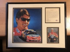 Jeff Gordon NASCAR Limitiert Nummeriertes Mattes Bild / Picture