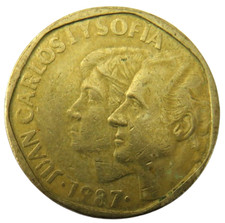 500 Peseten Münze Spanien