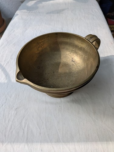 Kanne schale aus messing - schale,