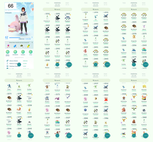Pokémon acc lvl 53 - -, 62