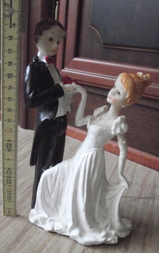 Figur hochzeits paar 19cm - hochzeits-paar,,