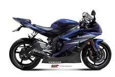 MIVV AUSPUFFANLAGE SUONO Black EDELSTAHL F�R YAMAHA YZF 600 R6 2006 > 2016