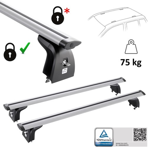 Alu dachträger für opel - dachträger,