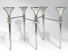 BMF Nagel Kerzenständer Modular 3/4/5 Quist Candleholder 1970er H. 23,5 cm