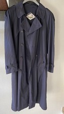 Bugatti Herren Trench Coat Gr. 52, blau, kaum getragen, Vintage 80er Jahre
