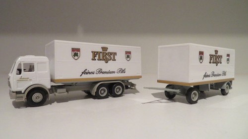 Herpa hängerzug mercedes benz - hängerzug,