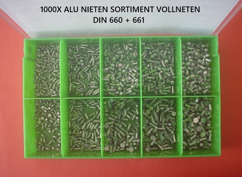 1000 alu nieten sortiment 0 - 1000, 2,0