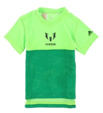 Adidas Trikot Jersey Junge Kinder Gr.98 Messi-Serie Grün 128665