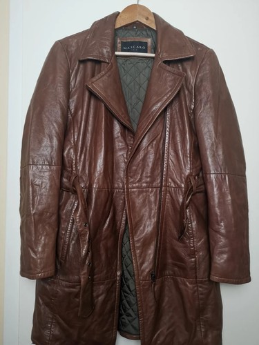Mascaro leder mantel trench - mascaro,,