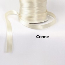 3 METER Satin Bais SCHRÄGBAND Borte Spitze 1,5cm breit glance webband