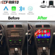 CarPlay Android 15 Autoradio Navi Für Skoda Octavia 2 1Z3 1Z5 2004-2013 + Kamera