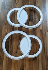 2 LED Wandlampen rund und weiß