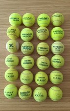 Tennisbälle Head, Babolat, Tennis Point u.a. 24 Stück gebraucht (s. Bilder)