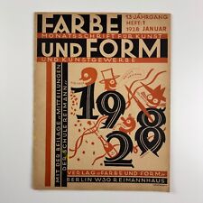 Farbe und Form. Monatsschrift