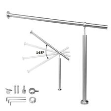 Eingangsgeländer 80-180cm Edelstahl Handlauf Geländer geländer außen
