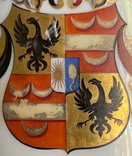 Porzellan Wappentasse