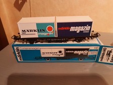 Märklin Magazinwagen Spur H0: Containerwagen 84670