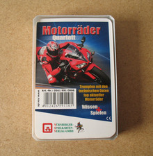 Motorräder Quartett   Nr. 0561 991 0006 - Nürnberger Spielkarten - 32 + 1 Karte