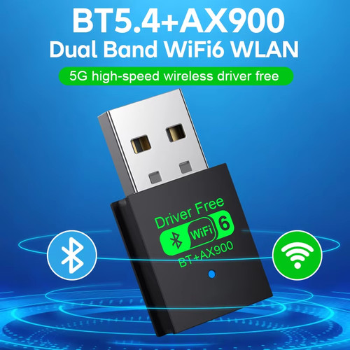 Ax900 usb 2in1 wifi - 2in1, 6