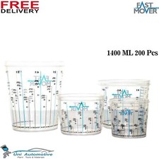 Fast Mover 1400 ml Kunststoff Farbmischbecher 200 Stück SD