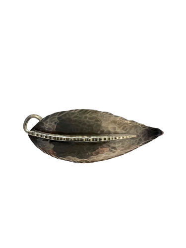 Hammerschlag brosche massiv - brosche,