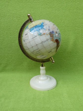 Edelstein Globus Perlmut Glas