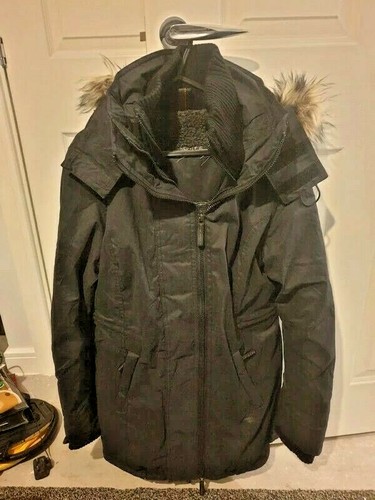 Superdry damen mantel schwarz - mantel,