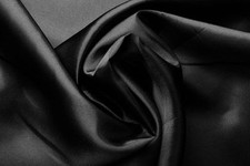 SATIN Satinstoff glänzend Karneval Kostüm Dekoration SCHWARZ EUR 2,99/m