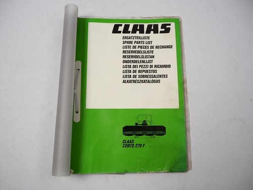 Claas corto 270f mähwerk - corto,