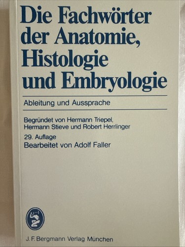 Die fachwörter der anatomie - die,