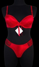 BH Set Maximizer Push-Up BH Cup 80B mit String Gr. L,