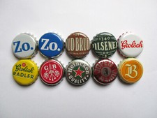 10 Bier-Kronkorken Niederlande (Holland) für Sammler, Set 13, Jopen u. a.