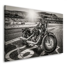 Harley Davidson Leinwand Bild