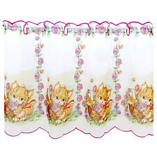 Scheibengardine Katze