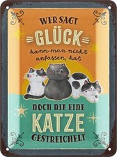 LANOLU Retro Blechschild