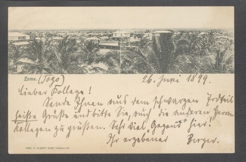 Togo ansichtskarte lome - togo,nr.2,ansichtskarte,