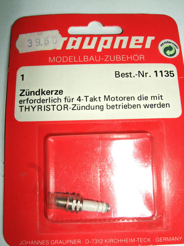 Vintage graupner zündkerze - graupner,
