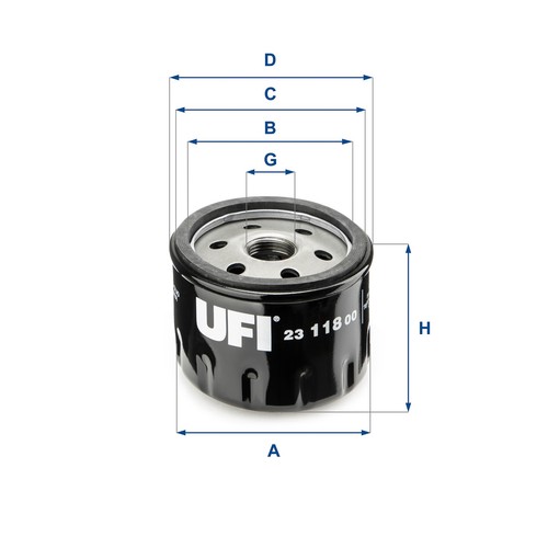 Ufi ölfilter 118 - ufi, 23.118.00