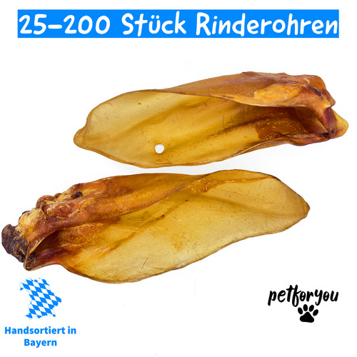 Rinderohren mit muschel - rinderohren,